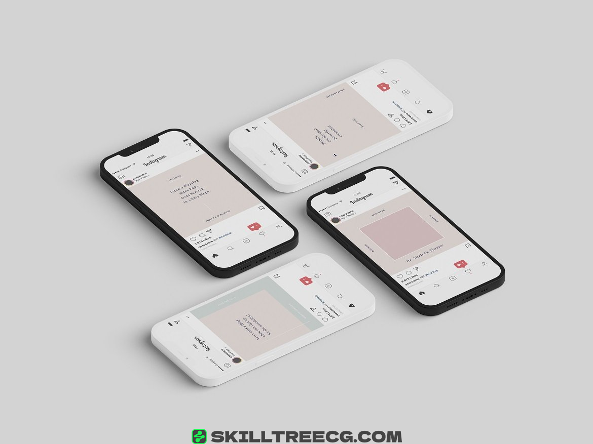 图片[2]-Phone 12 Pro Clay Presentation – Mockup（502916）-技能树